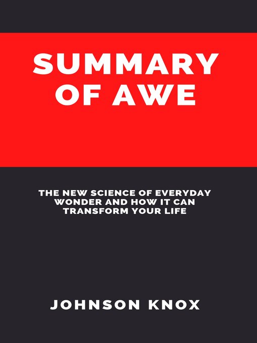 Title details for Summary of Awe by Johnson knox - Available